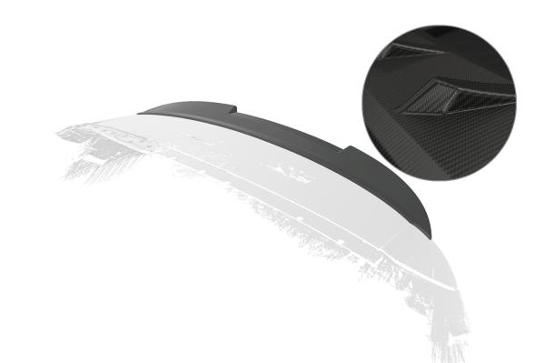 CSR Heckspoiler | Heckflügel mit ABE für Renault Captur I HF073-M Carbon Look matt strukturiert (keine Lackierung erforderlich)