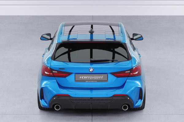 CSR Heckspoiler | Heckflügel mit ABE für BMW 1er F40 HF091-S schwarz matt strukturiert (keine Lackierung erforderlich)