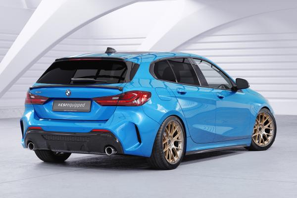 CSR Heckspoiler | Heckflügel mit ABE für BMW 1er F40 HF092-L schwarz matt (Lackierung erforderlich)