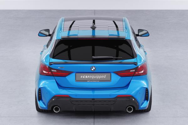 CSR Heckspoiler | Heckflügel mit ABE für BMW 1er F40 HF092-L schwarz matt (Lackierung erforderlich)