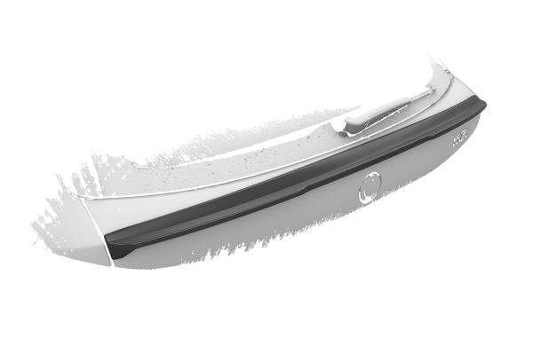 CSR Heckspoiler | Heckflügel mit ABE für BMW 1er F40 HF092-L schwarz matt (Lackierung erforderlich)