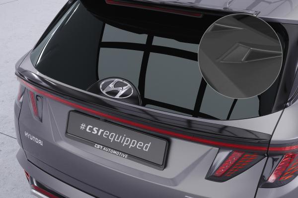 CSR Heckspoiler | Heckflügel mit ABE für Hyundai Tucson 4 (NX4) HF093-L schwarz matt (Lackierung erforderlich)