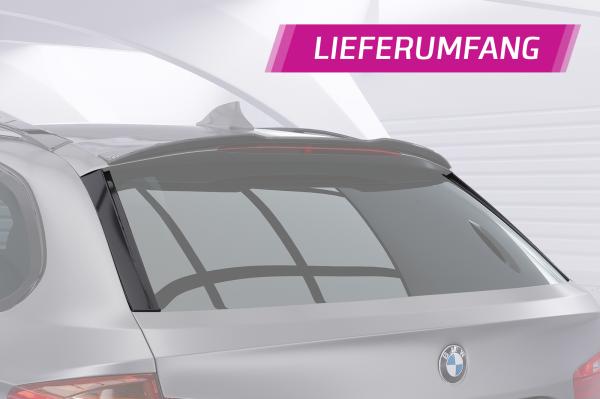 CSR Heckspoiler | Heckflügel mit ABE für BMW 5er F11 Touring HF098-L schwarz matt (Lackierung erforderlich)