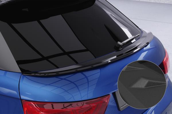 CSR Heckspoiler | Heckflügel mit ABE für Audi A1 / S1 (8X) Sportback HF102-S schwarz matt strukturiert (keine Lackierung erforderlich)