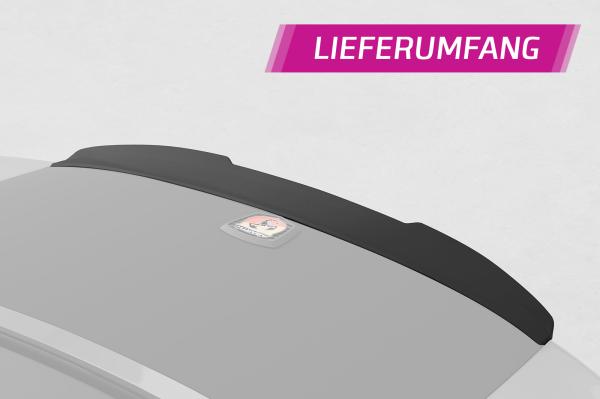 CSR Heckspoiler | Heckflügel mit ABE für Fiat 124 Spider (inkl. Abarth) HF106-L schwarz matt (Lackierung erforderlich)