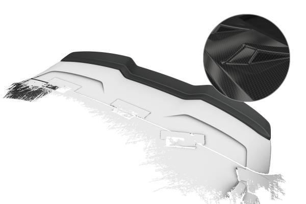 CSR Heckspoiler | Heckflügel mit ABE für Audi RS3 8V Sportback HF109-C Carbon Look Hochglanz (keine Lackierung erforderlich)