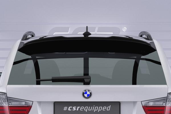 CSR Heckspoiler | Heckflügel mit ABE für BMW 3er E91 Touring HF113-L Lackierung erforderlich (schwarz matt)