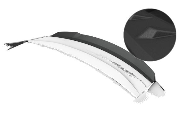 CSR Heckspoiler | Heckflügel mit ABE für Mercedes-Benz EQE (V295) Limousine HF117-S Strukturiert schwarz matt (keine Lackierung erforderlich)