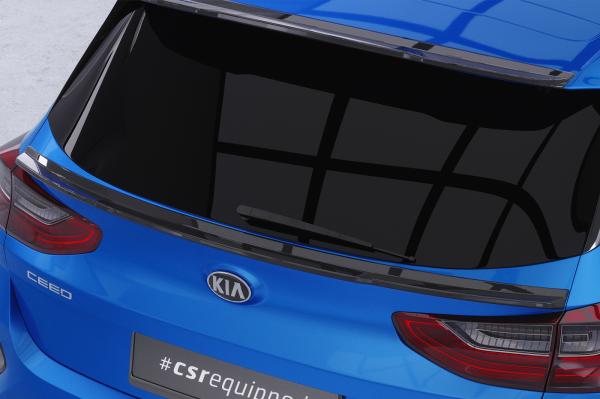 CSR Heckspoiler | Heckflügel mit ABE für Kia Ceed (CD) HF123-C Carbon Look Hochglanz (keine Lackierung erforderlich)