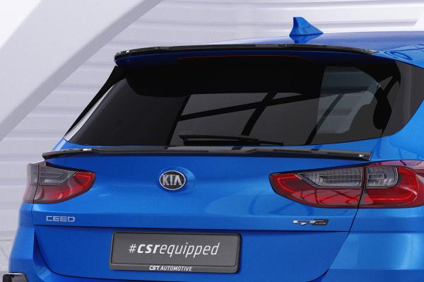 CSR Heckspoiler | Heckflügel mit ABE für Kia Ceed (CD) HF123-C Carbon Look Hochglanz (keine Lackierung erforderlich)