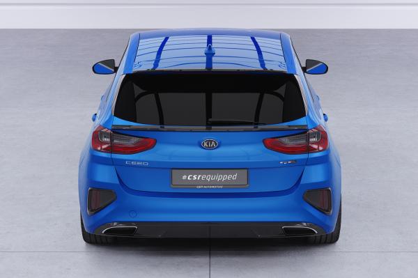 CSR Heckspoiler | Heckflügel mit ABE für Kia Ceed (CD) HF123-C Carbon Look Hochglanz (keine Lackierung erforderlich)