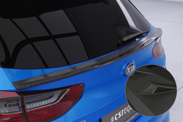 CSR Heckspoiler | Heckflügel mit ABE für Kia Ceed (CD) HF123-M Carbon Look matt strukturiert (keine Lackierung erforderlich)