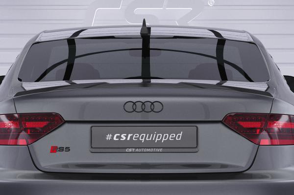 CSR Heckspoiler | Heckflügel mit ABE für Audi RS5 (8T) Coupe HF125-S schwarz matt strukturiert (keine Lackierung erforderlich)