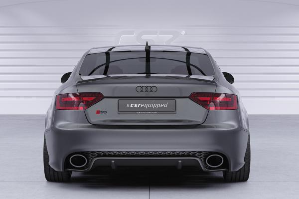 CSR Heckspoiler | Heckflügel mit ABE für Audi RS5 (8T) Coupe HF125-S schwarz matt strukturiert (keine Lackierung erforderlich)
