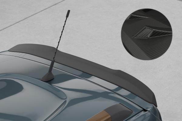 CSR Heckspoiler | Heckflügel mit ABE für Dacia Spring Electric HF129-M Carbon Look matt strukturiert (keine Lackierung erforderlich)