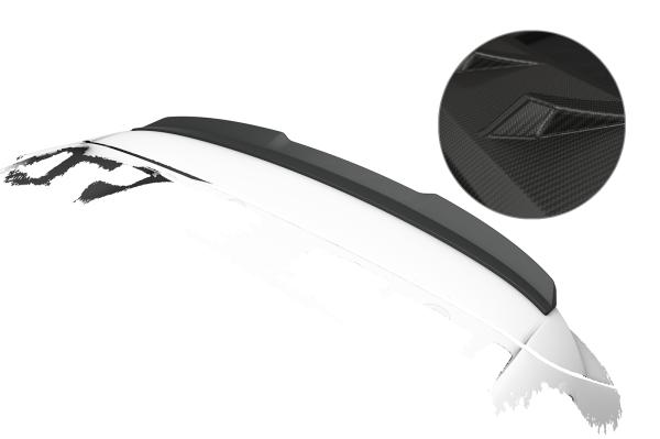 CSR Heckspoiler | Heckflügel mit ABE für Ford Mondeo MK4 (BA7) Turnier HF130-M Carbon Look matt strukturiert (keine Lackierung erforderlich)