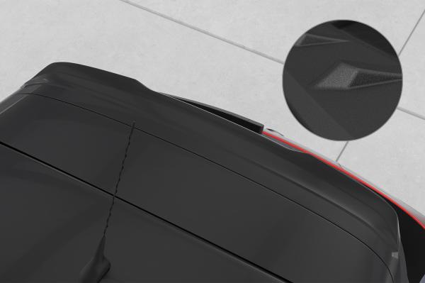 CSR Heckspoiler | Heckflügel mit ABE für Opel Corsa F HF134-S Strukturiert schwarz matt (keine Lackierung erforderlich)