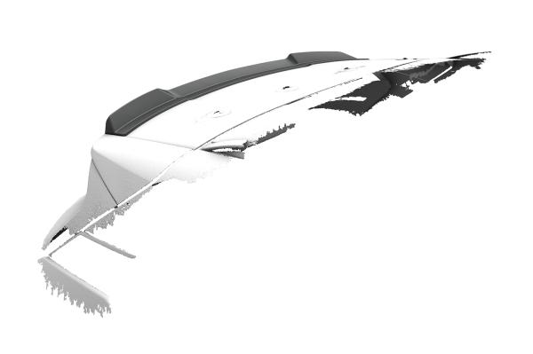 CSR Heckspoiler | Heckflügel mit ABE für Nissan Qashqai (J12) HF142-S Strukturiert schwarz matt (keine Lackierung erforderlich)