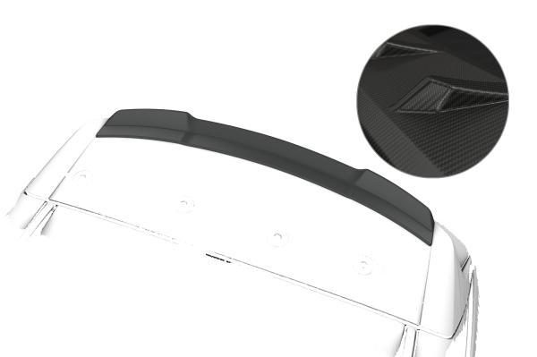 CSR Heckspoiler | Heckflügel mit ABE für Nissan Qashqai (J12) HF142-M Carbon Look matt strukturiert (keine Lackierung erforderlich)