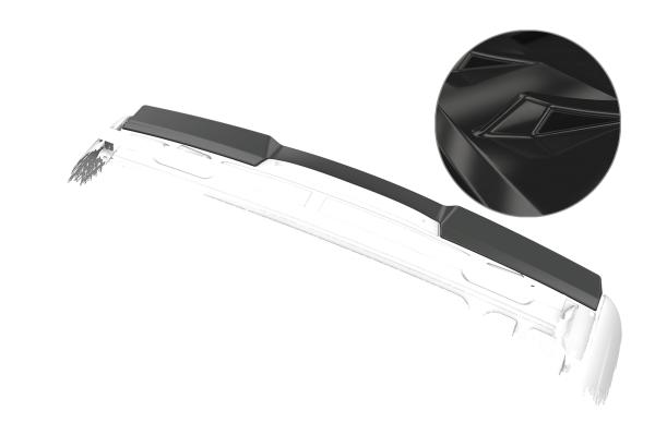 CSR Heckspoiler | Heckflügel mit ABE für Mercedes-Benz Viano W639 / V639 HF143-G Glossy schwarz Hochglanz (keine Lackierung erforderlich)