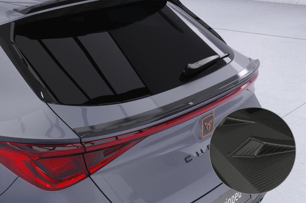 CSR Heckspoiler | Heckflügel mit ABE für Seat / Cupra Leon 4 (Typ KL) ST HF146-M Carbon Look matt strukturiert (keine Lackierung erforderlich)