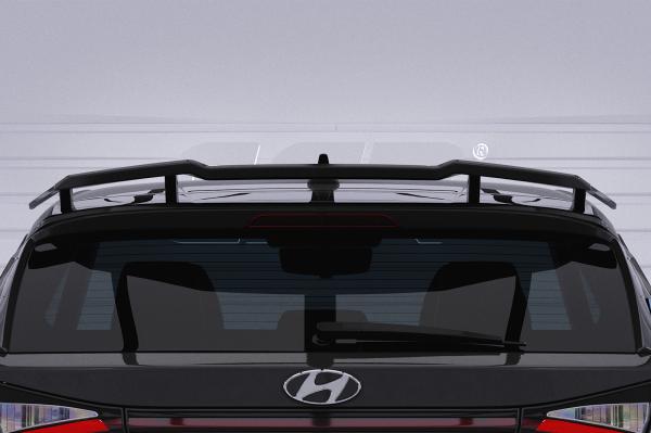 CSR Heckspoiler | Heckflügel mit ABE für Hyundai I20 (BC3) N / N-Performance HF147-L schwarz matt (Lackierung erforderlich)