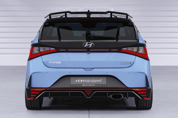 CSR Heckspoiler | Heckflügel mit ABE für Hyundai I20 (BC3) N / N-Performance HF147-L schwarz matt (Lackierung erforderlich)