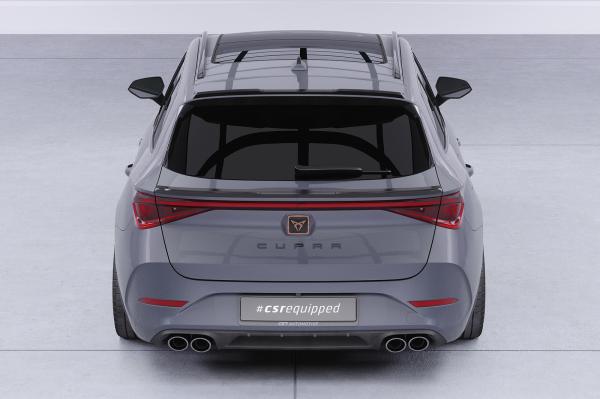 CSR Heckspoiler | Heckflügel mit ABE für Seat / Cupra Leon 4 (Typ KL) ST HF150-L schwarz matt (Lackierung erforderlich)