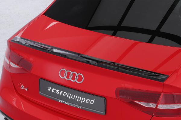 CSR Heckspoiler | Heckflügel mit ABE für Audi A4 B8 (Typ 8K) Limousine HF154-M Carbon Look matt strukturiert (keine Lackierung erforderlich)