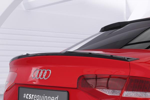 CSR Heckspoiler | Heckflügel mit ABE für Audi A4 B8 (Typ 8K) Limousine HF154-M Carbon Look matt strukturiert (keine Lackierung erforderlich)