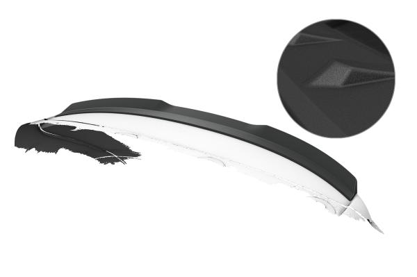 CSR Heckspoiler | Heckflügel mit ABE für Seat Leon 2 (Typ 1P) HF161-S Strukturiert schwarz matt (keine Lackierung erforderlich)