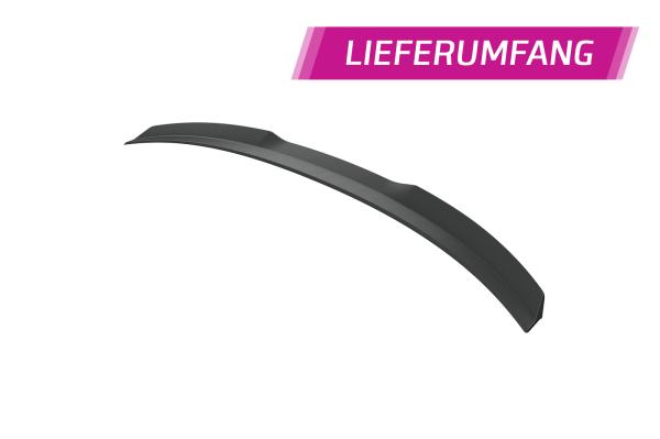 CSR Heckspoiler | Heckflügel mit ABE für Seat Leon 2 (Typ 1P) HF161-C Carbon Look glänzend (keine Lackierung erforderlich)