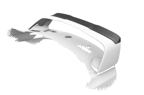 CSR Heckspoiler | Heckflügel mit ABE für Mitsubishi Lancer Evolution X HF168-C Carbon Look Hochglanz (keine Lackierung erforderlich)