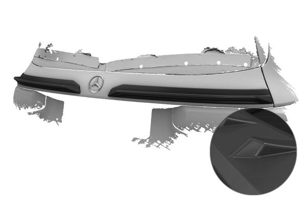 CSR Heckspoiler | Heckflügel mit ABE für Mercedes Benz GLB X247 HF169-L Lackierung erforderlich (unlackiert)