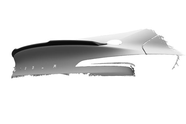 CSR Heckspoiler | Heckflügel mit ABE für Tesla Model 3 HF172-L Lackierung erforderlich (schwarz matt)