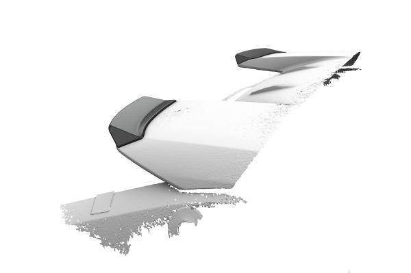 CSR Heckspoiler | Heckflügel mit ABE für Toyota bZ4X / Subaru Solterra HF174-G Glossy schwarz Hochglanz (keine Lackierung erforderlich)