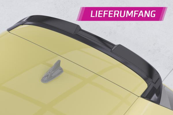 CSR Heckspoiler | Heckflügel mit ABE für VW Golf 8 GTI, GTD, GTE, R-Line HF176-C Carbon Look glänzend (keine Lackierung erforderlich)