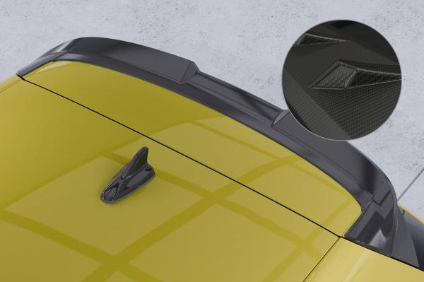 CSR Heckspoiler | Heckflügel mit ABE für VW Golf 8 GTI, GTD, GTE, R-Line HF176-M Carbon Look matt strukturiert (keine Lackierung erforderlich)