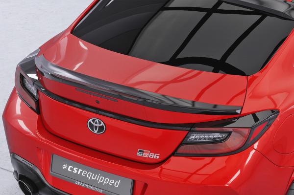 CSR Heckspoiler | Heckflügel mit ABE für Subaru BRZ (2.Gen) / Toyota GR86 HF187-M Carbon Look matt strukturiert (keine Lackierung erforderlich)