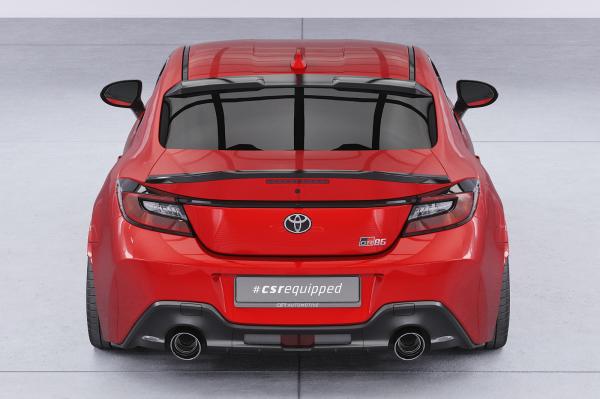 CSR Heckspoiler | Heckflügel mit ABE für Subaru BRZ (2.Gen) / Toyota GR86 HF187-S Strukturiert schwarz matt (keine Lackierung erforderlich)