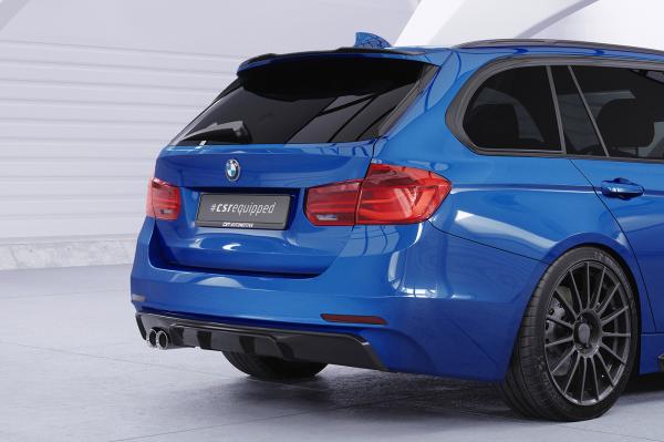CSR Heckspoiler | Heckflügel mit ABE für BMW 3er F31 Touring HF189-L Lackierung erforderlich (schwarz matt)