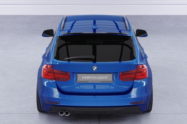 CSR Heckspoiler | Heckflügel mit ABE für BMW 3er F31 Touring HF189-L Lackierung erforderlich (schwarz matt)