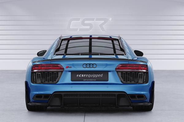 CSR Heckspoiler | Heckflügel mit ABE für Audi R8 4S Coupe HF190-G Glossy schwarz Hochglanz (keine Lackierung erforderlich)