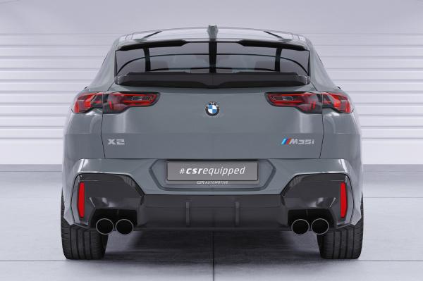 CSR Heckspoiler | Heckflügel mit ABE für BMW X2 / i2 (U10) HF197-L schwarz matt (Lackierung erforderlich)