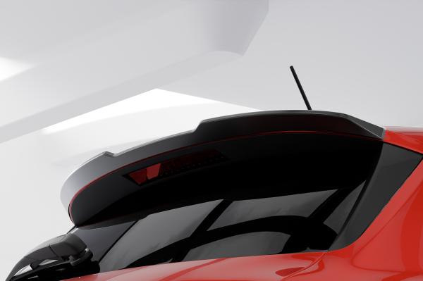 CSR Heckspoiler | Heckflügel mit ABE für Fiat 500X Sport HF198-L schwarz matt (Lackierung erforderlich)