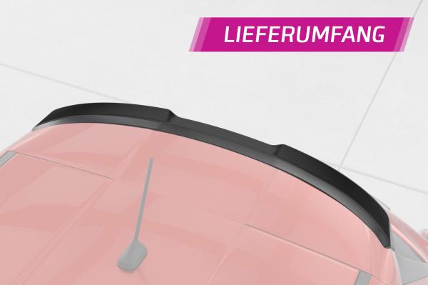 CSR Heckspoiler | Heckflügel mit ABE für Fiat 500X Sport HF198-L schwarz matt (Lackierung erforderlich)