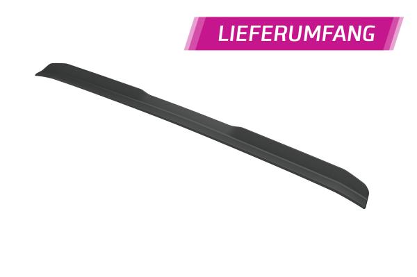 CSR Heckspoiler | Heckflügel mit ABE für Mercedes Benz W201 / 190er Limousine HF203-S schwarz matt strukturiert (keine Lackierung erforderlich)