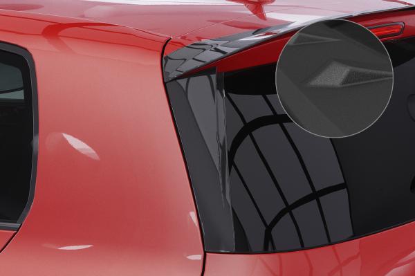 CSR Heckspoiler | Heckflügel mit ABE für VW Golf 6 (1K) Schrägheck (Basis) HF217-S Strukturiert schwarz matt (keine Lackierung erforderlich)