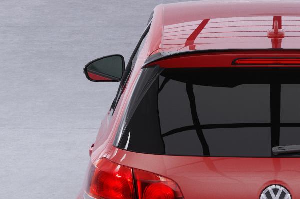 CSR Heckspoiler | Heckflügel mit ABE für VW Golf 6 (1K) Schrägheck (Basis) HF217-G Glossy schwarz glänzend (keine Lackierung erforderlich)