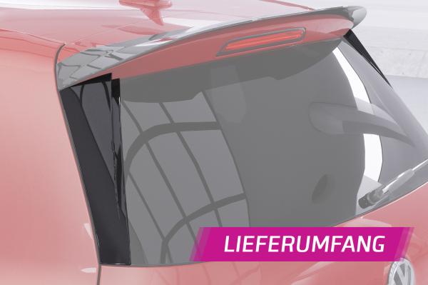 CSR Heckspoiler | Heckflügel mit ABE für VW Golf 6 (1K) Schrägheck (Basis) HF217-G Glossy schwarz glänzend (keine Lackierung erforderlich)